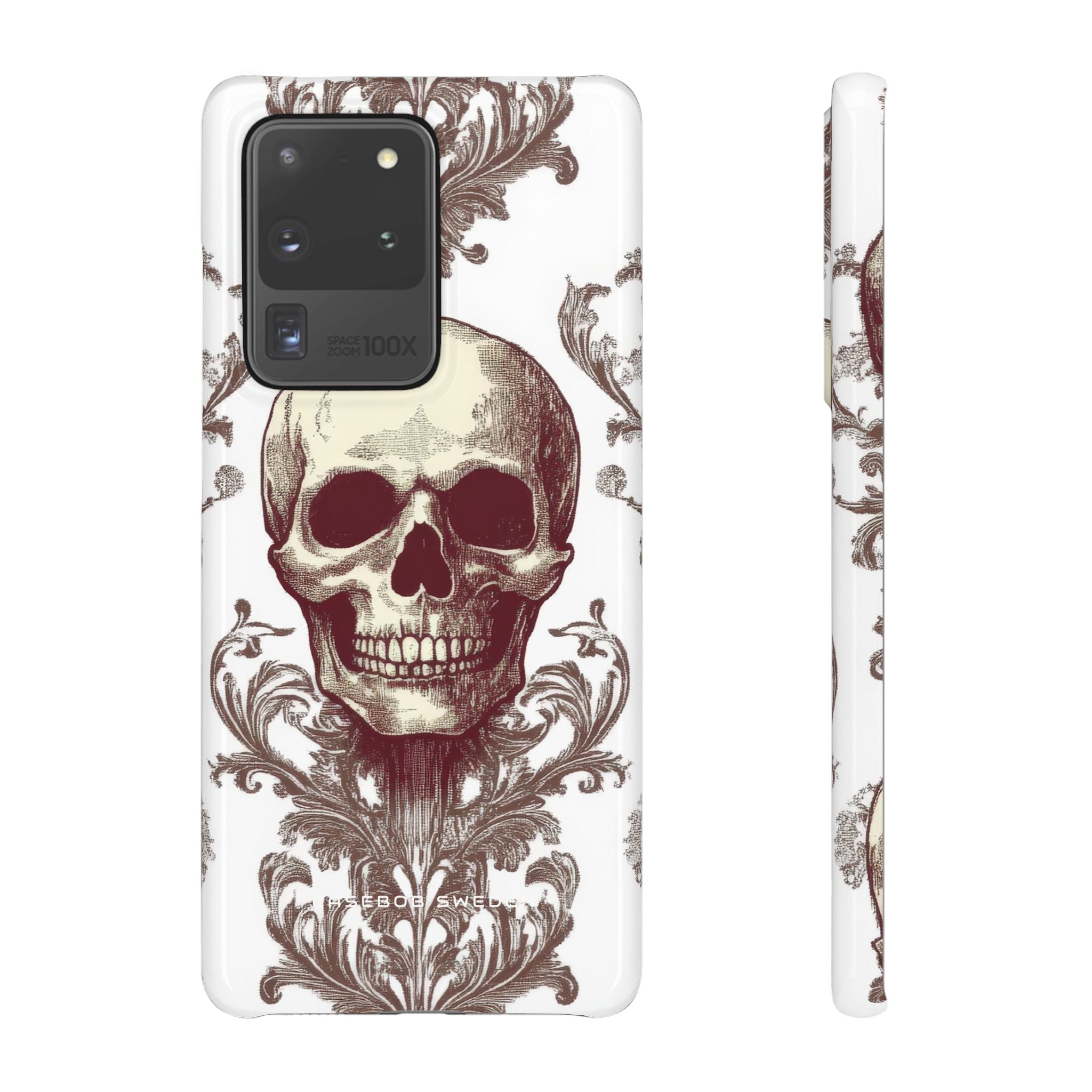 Gothic Skulls and Ornate Foliage Samsung S20 - Slim Phone Case