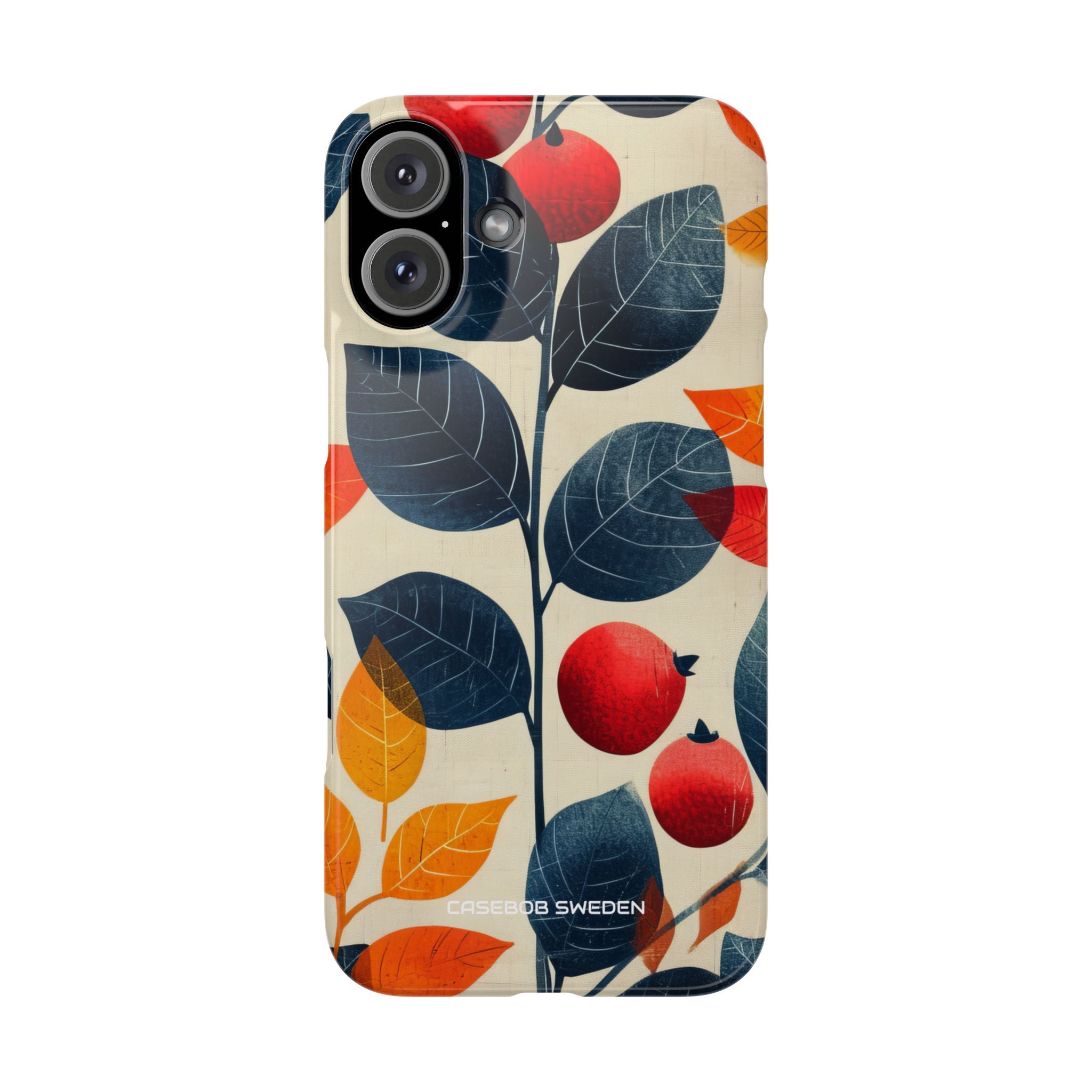 Autumn Nature Pattern - Slim iPhone 16 Phone Case