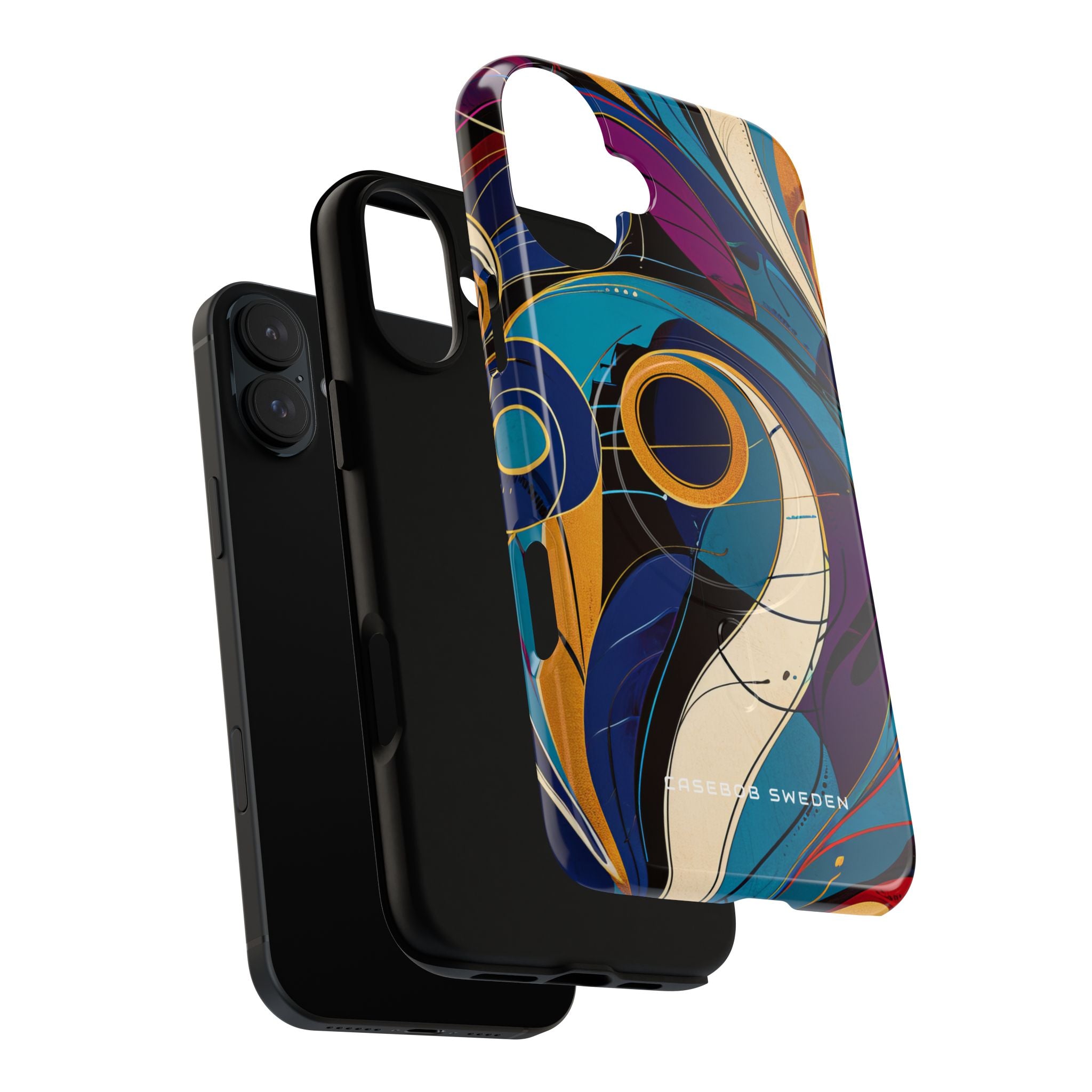 Vintage Vortex Harmony iPhone 16 | Tough+ Phone Case