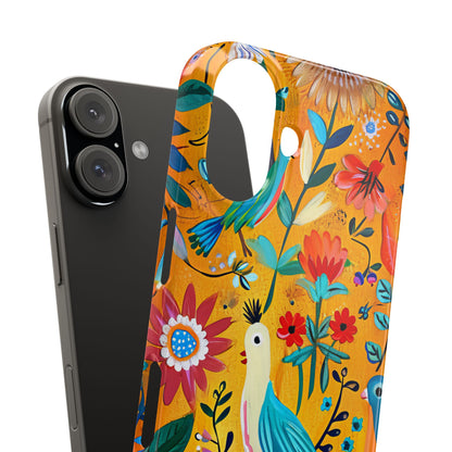 Whimsical Vintage Nature Harmony iPhone 16 - Slim Phone Case