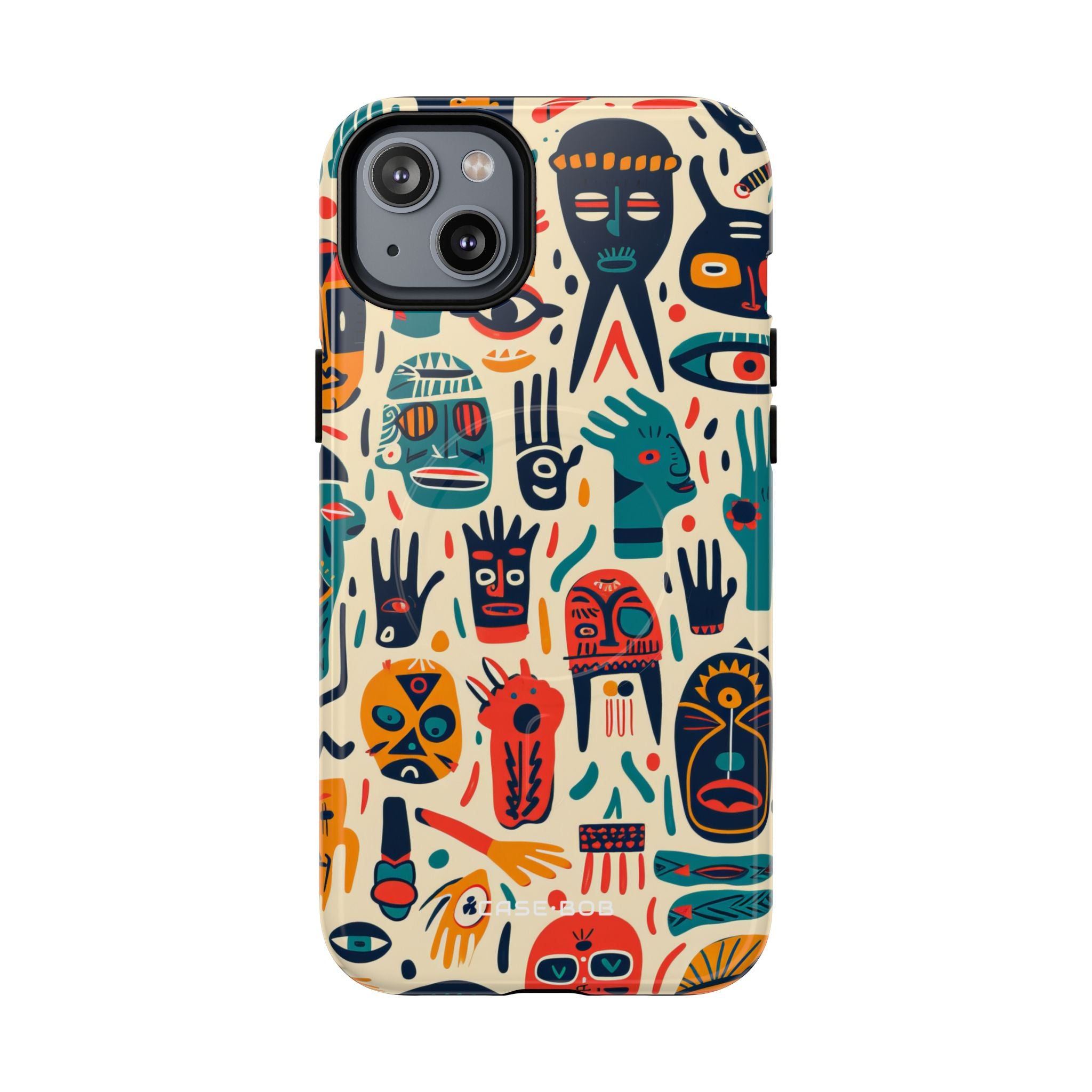 Vivid Faces iPhone 14 Plus Case - Tough+