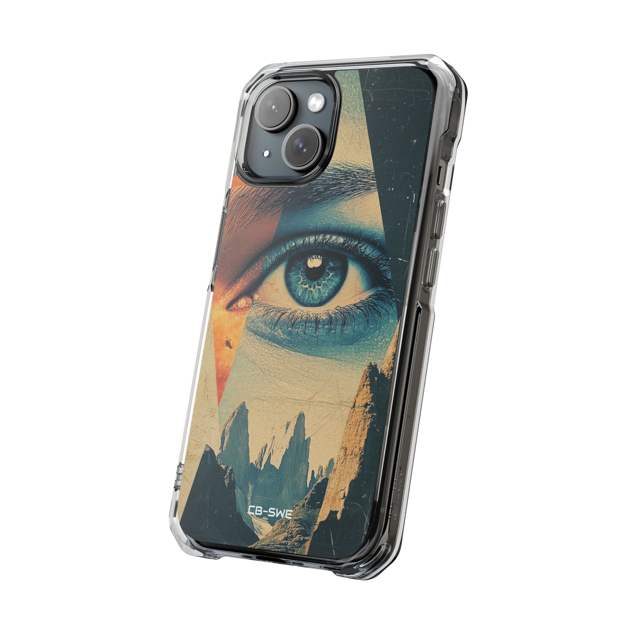 Eye Meets Mountains iPhone Case - Impact