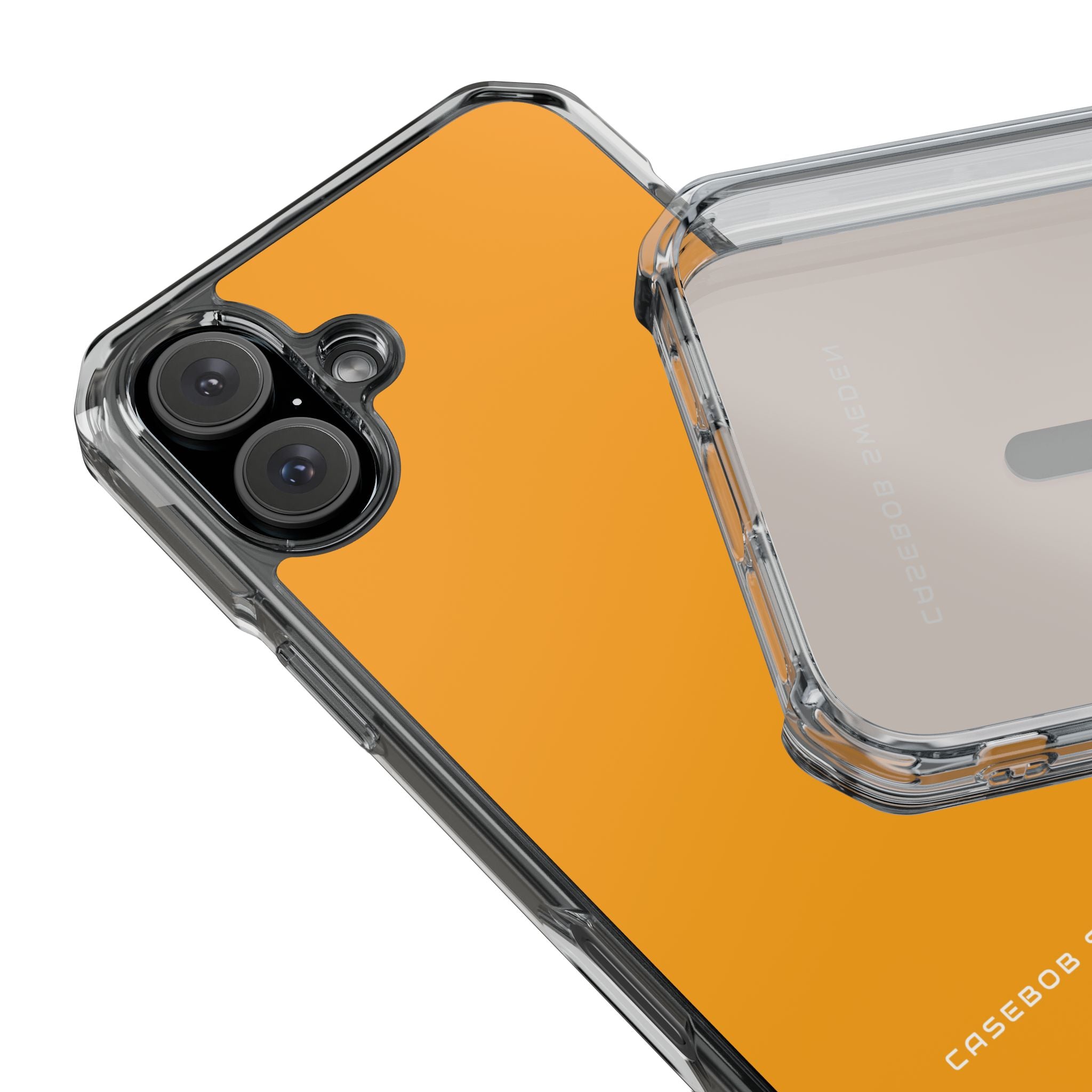 Orange iPhone 16 - Clear Impact Phone Case