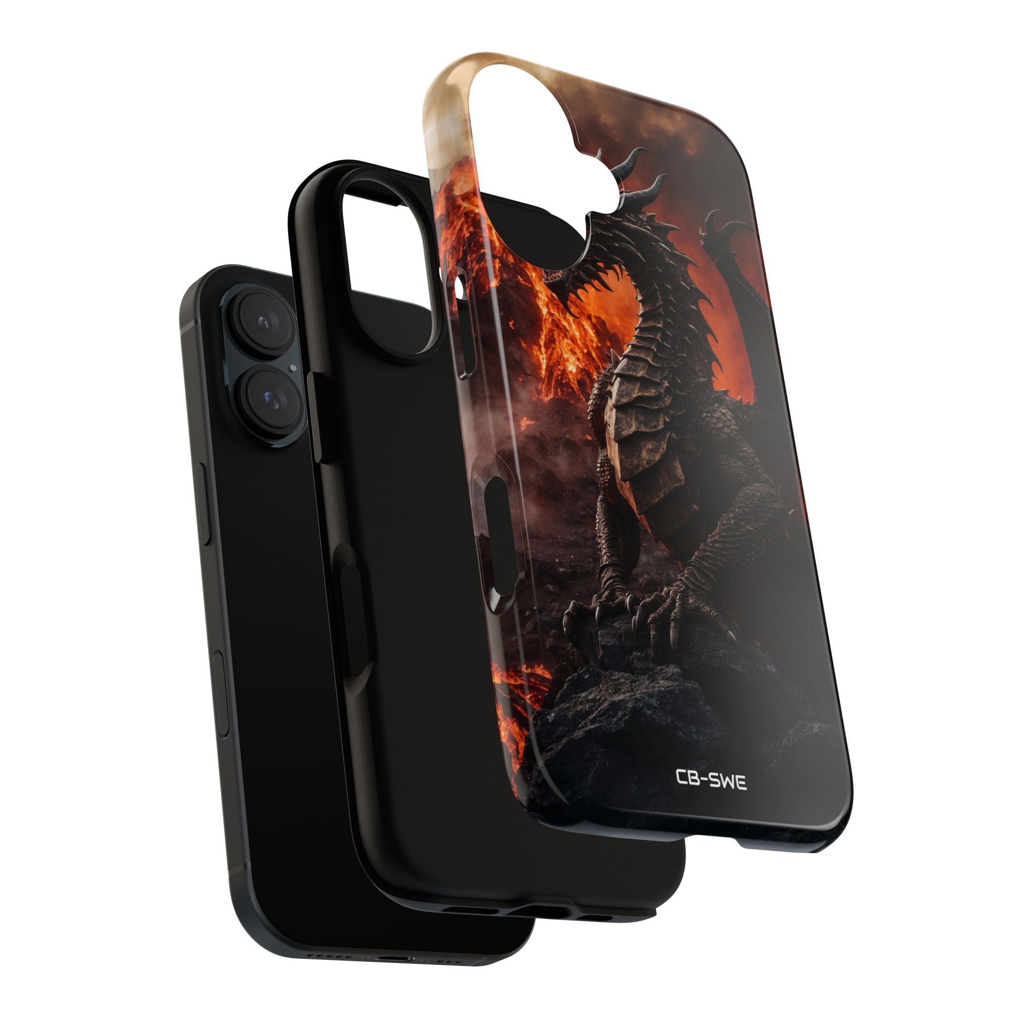 Fiery Dragon Soars - iPhone Case