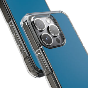 Cg Blue | Handyhülle für iPhone (Clear Impact Case – magnetisch)