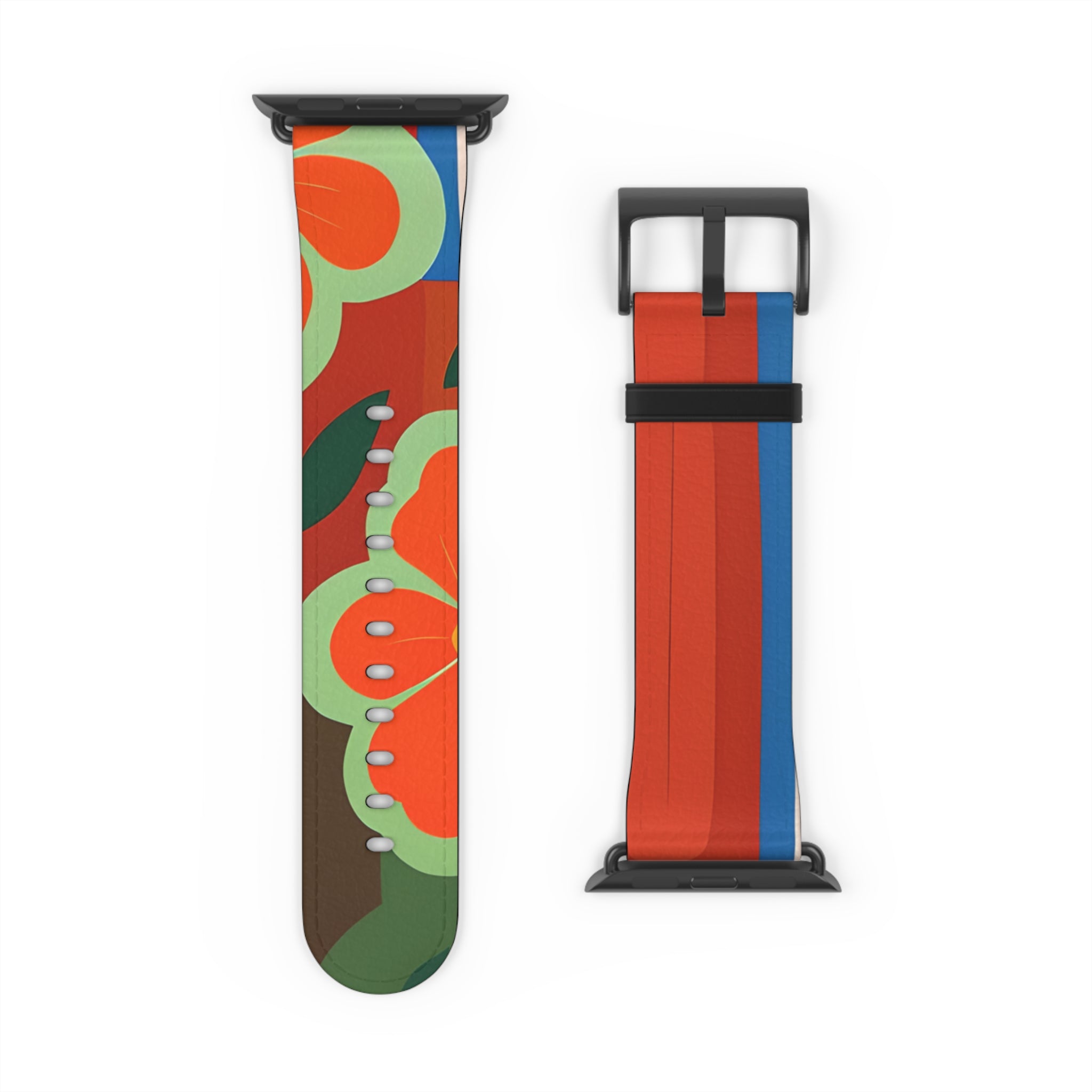 Orange Blossom Mosaic - Watch Band