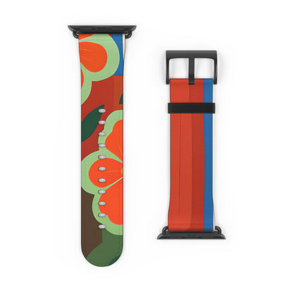 Orange Blossom Mosaic - Watch Band