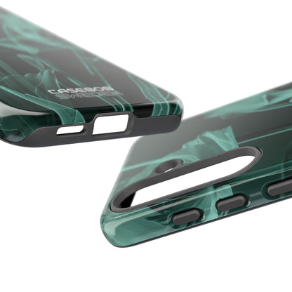 Teal Bloom Radiance Samsung S25 - Tough
