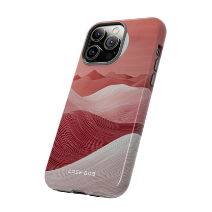 White Orb Dunes iPhone 14 Pro Max Case - Tough