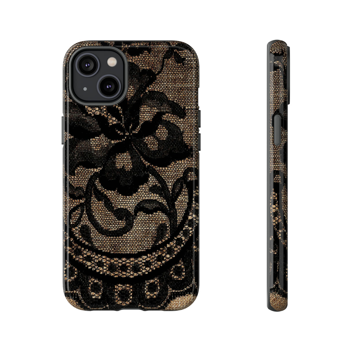 Broomrose Gothic Flower - Protective Phone Case