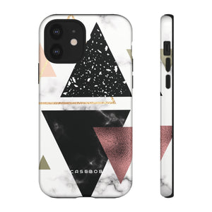 Rose Gold Triangles - Protective Phone Case