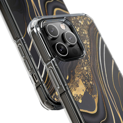 Elegant Gold Streams iPhone Case - Impact