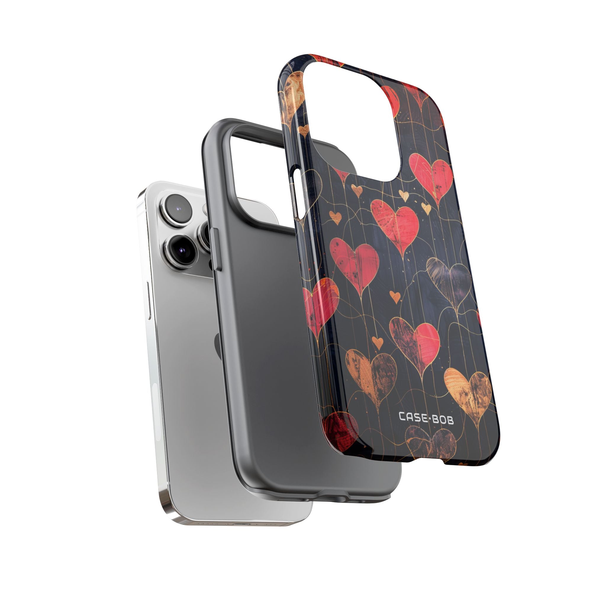 Golden Hearts Network iPhone 14 Pro Case - Tough