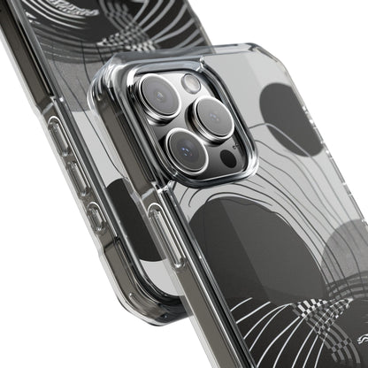 Monochrome Motion Flow iPhone 16 - Impact Clear+