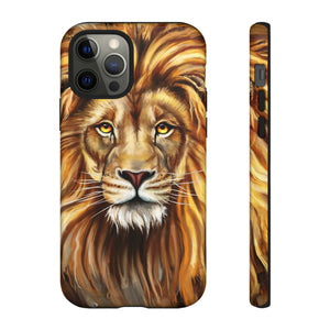 Lion head Digital Painting - Protective Phone Case