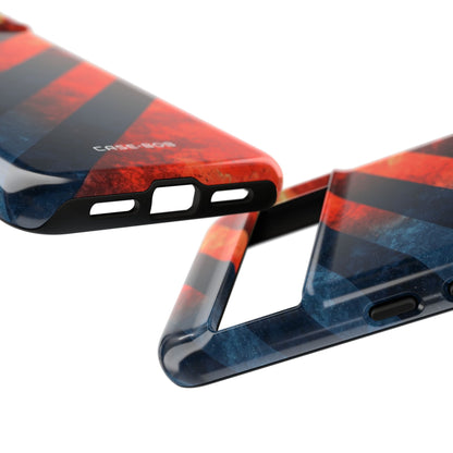 Diagonal Stripes Blaze Google Pixel 8 Pro Case - Tough