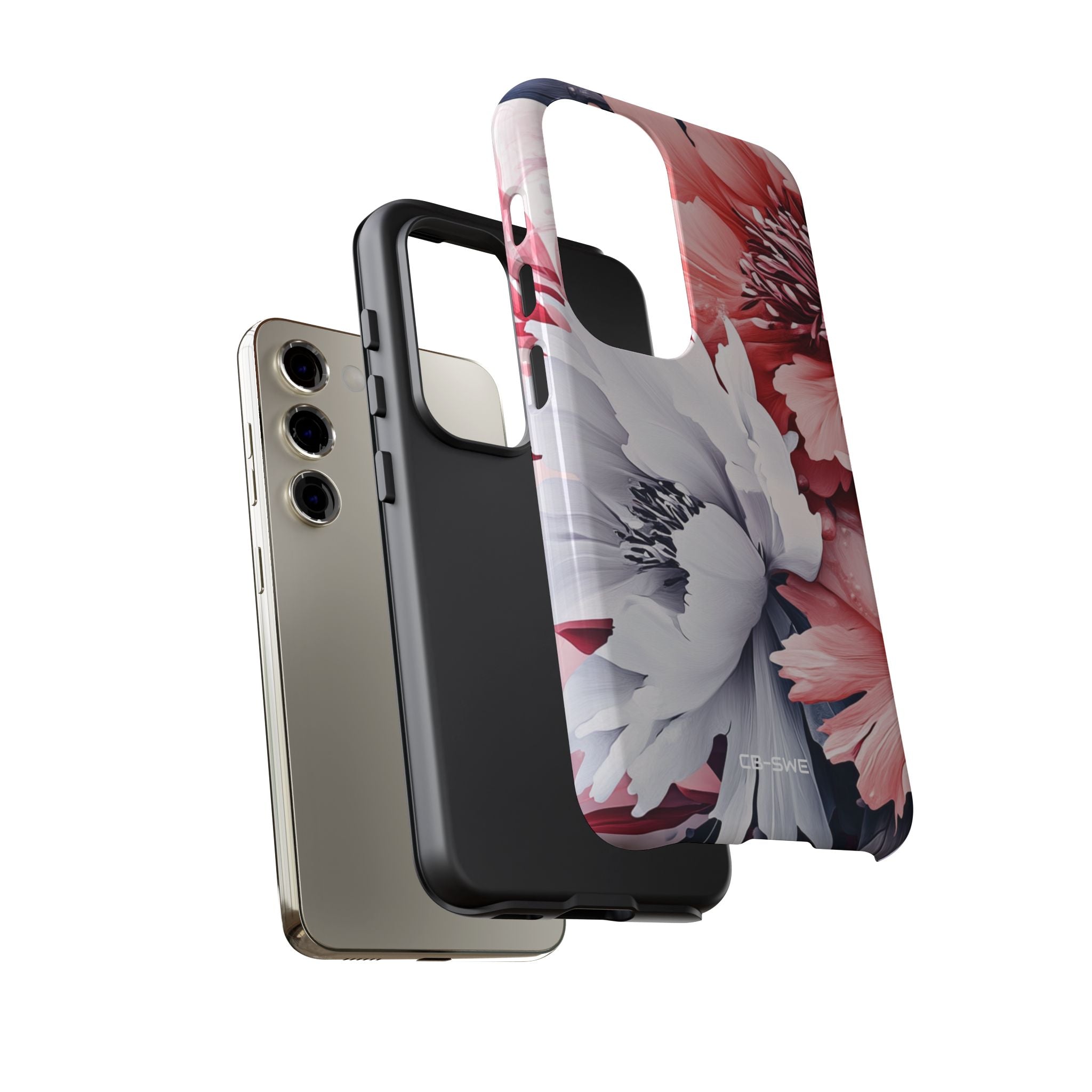 Digital Floral Elegance - Samsung Case