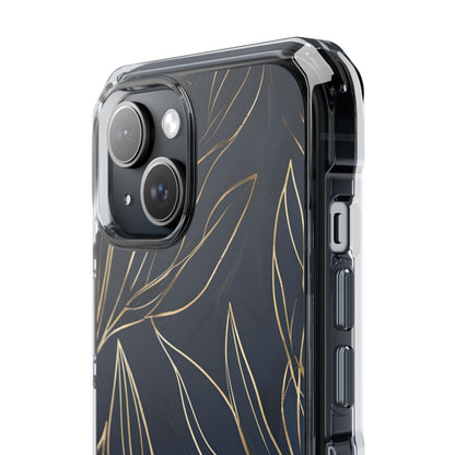 Modern Gold Leaves iPhone Case - Impact