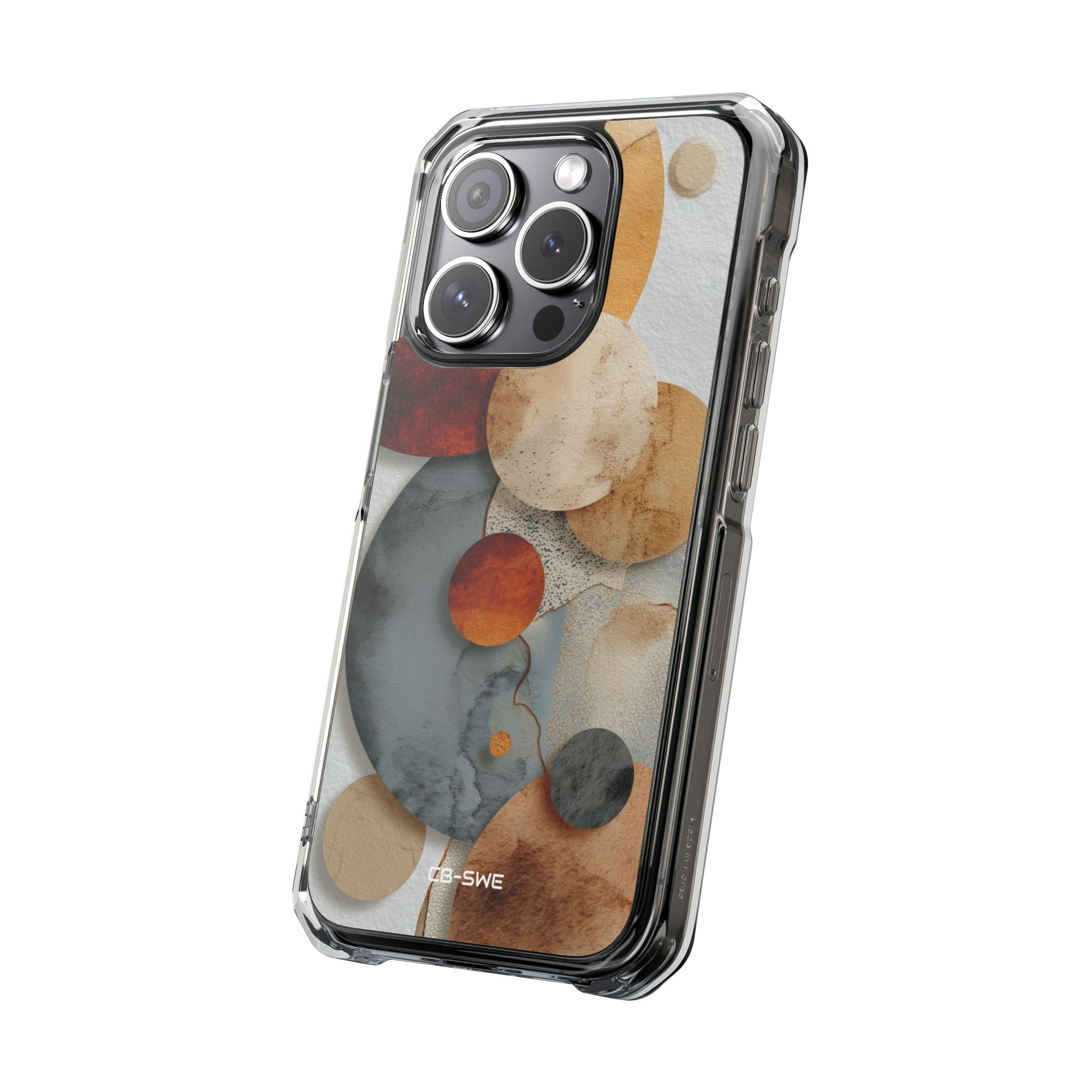 Circles Embrace Warmth iPhone Case - Impact