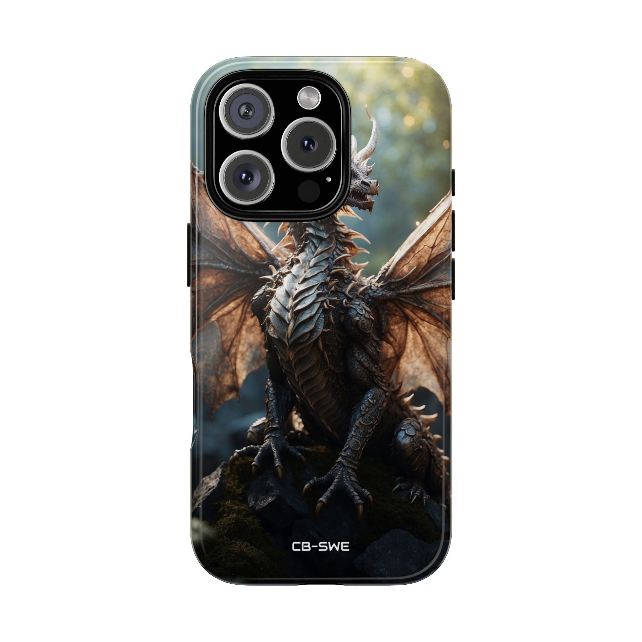Majestic Dragon Glows - iPhone Case