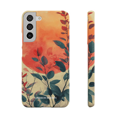 Orange Sun Harmony - Slim Samsung S22 Phone Case