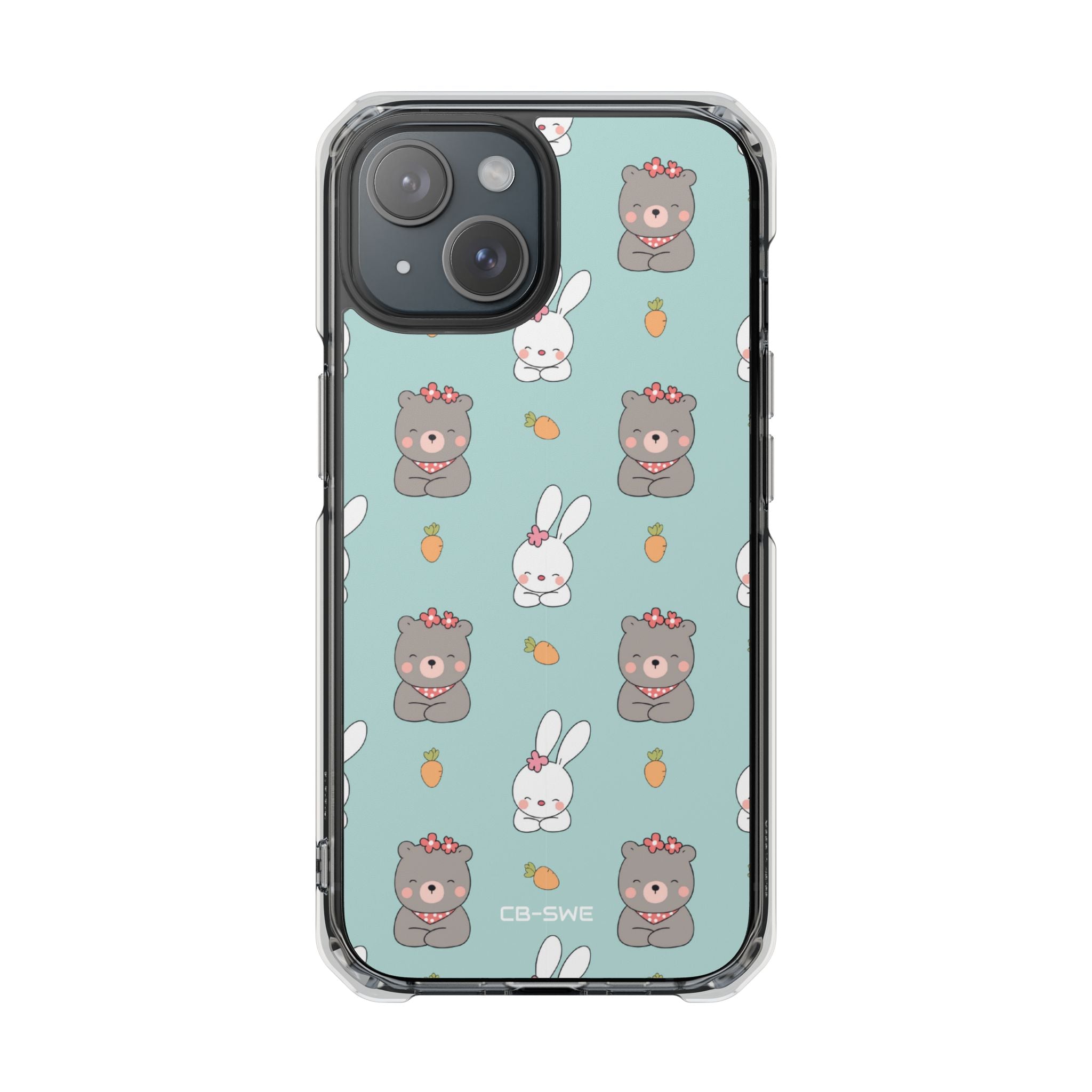 Bunnies Gather Carrots iPhone Case - Impact