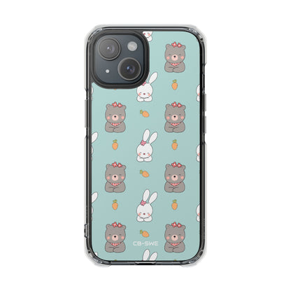 Bunnies Gather Carrots iPhone Case - Impact