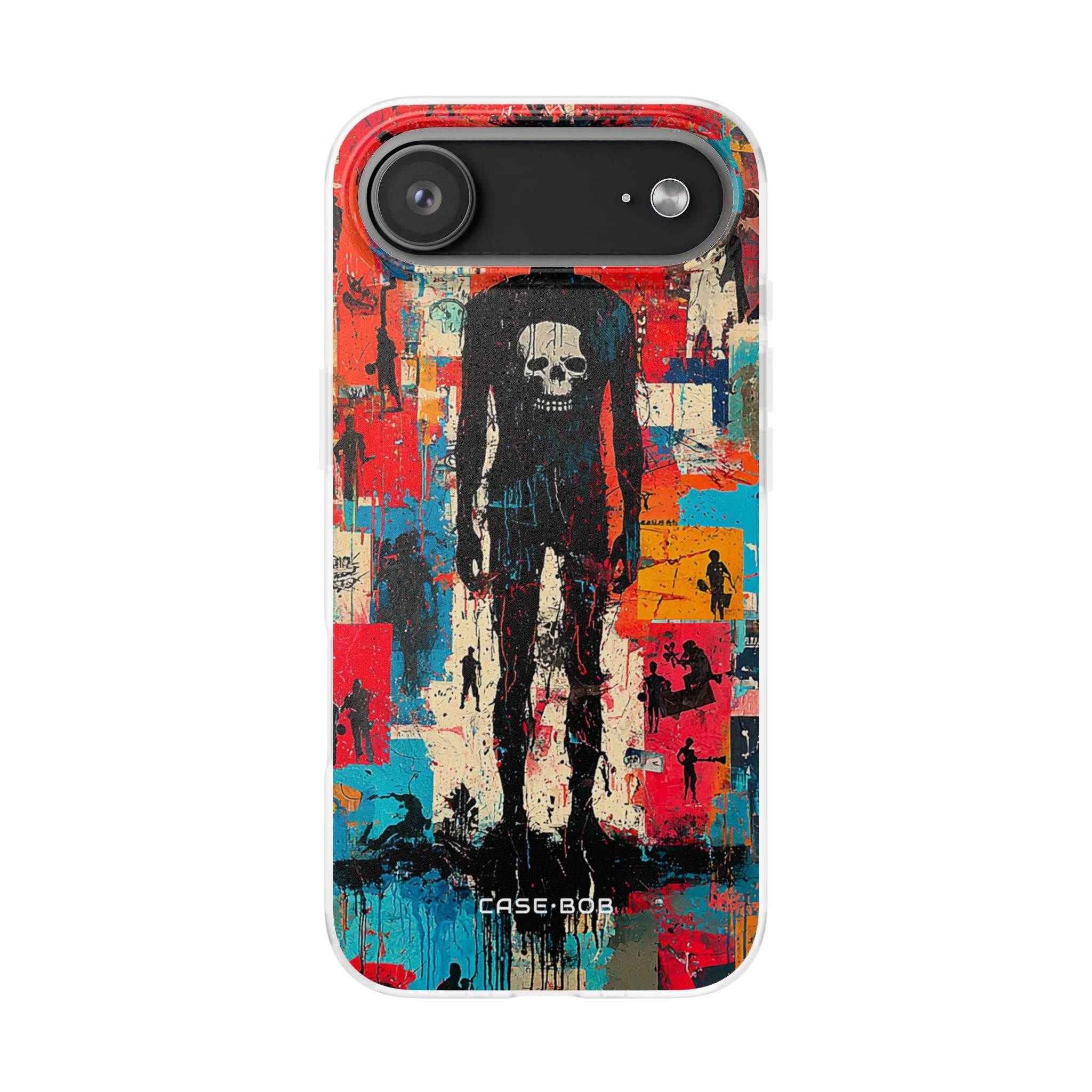 Spiky Skull Silhouette iPhone 17 Air Case - Soft
