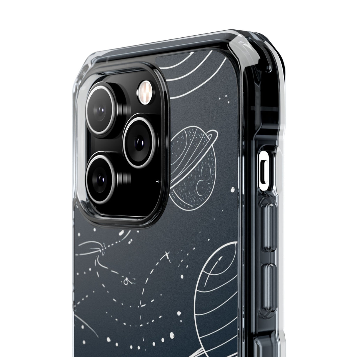 Cosmic Wanderer – Handyhülle für iPhone (Clear Impact – Magnetisch)