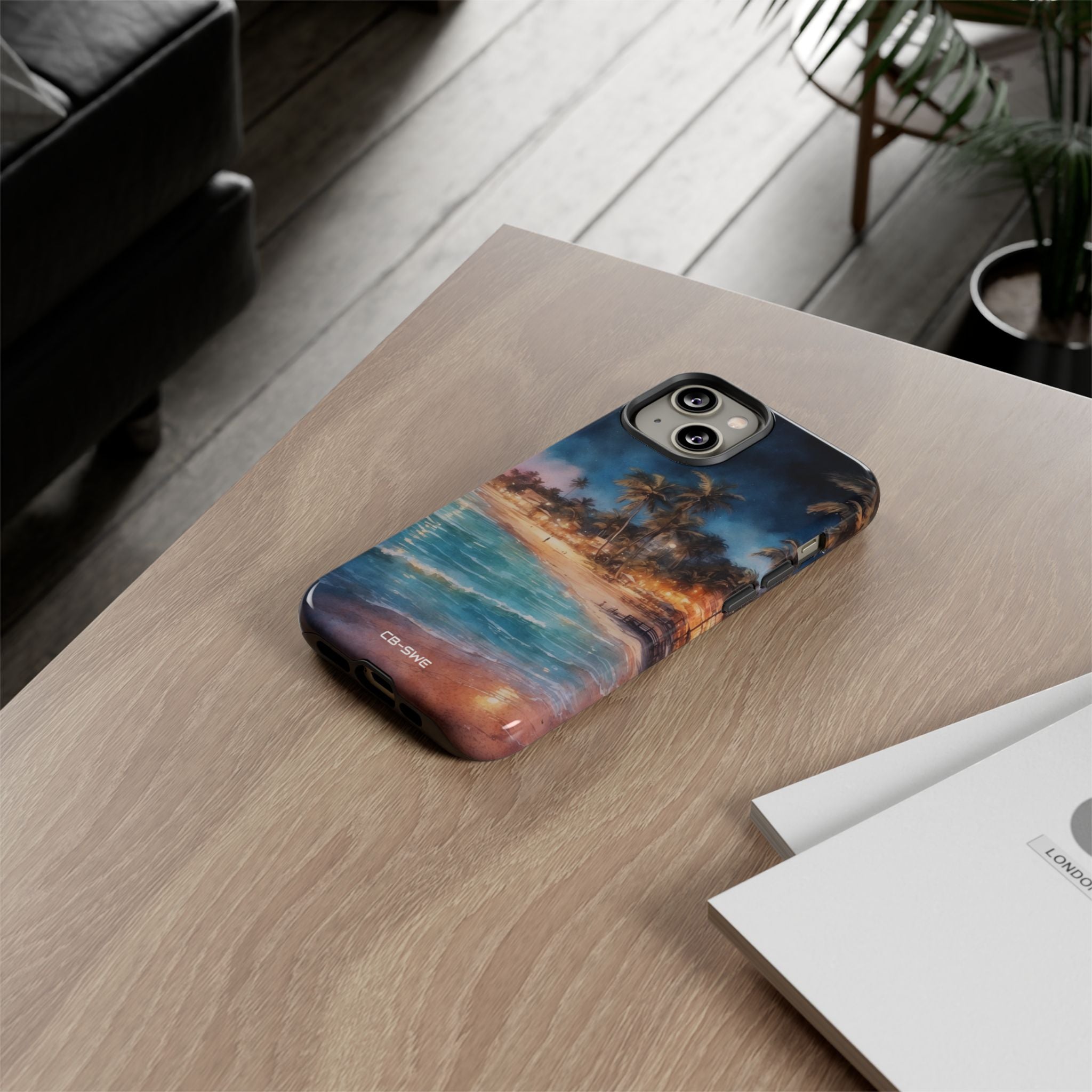 Moonlight Dances Water - iPhone Case