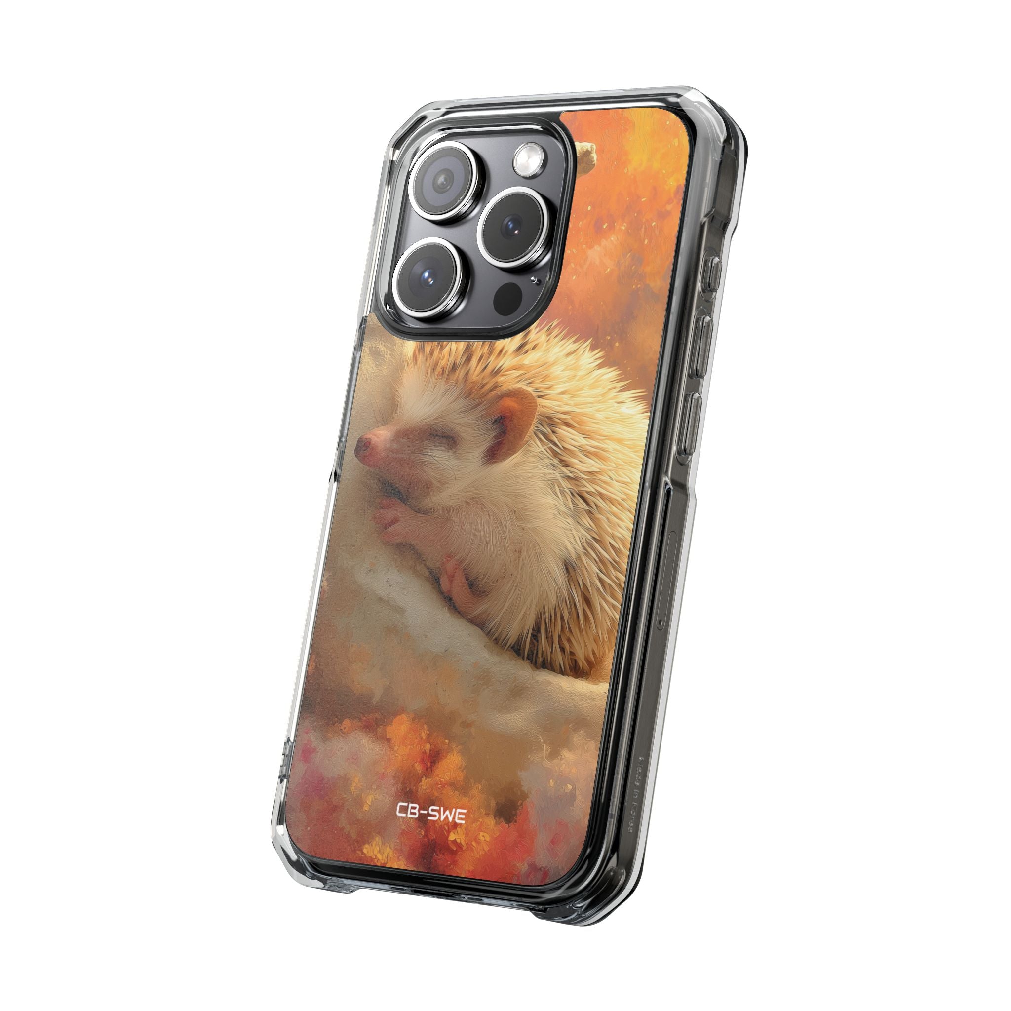 Hedgehog Rests Dreaming iPhone Case - Impact