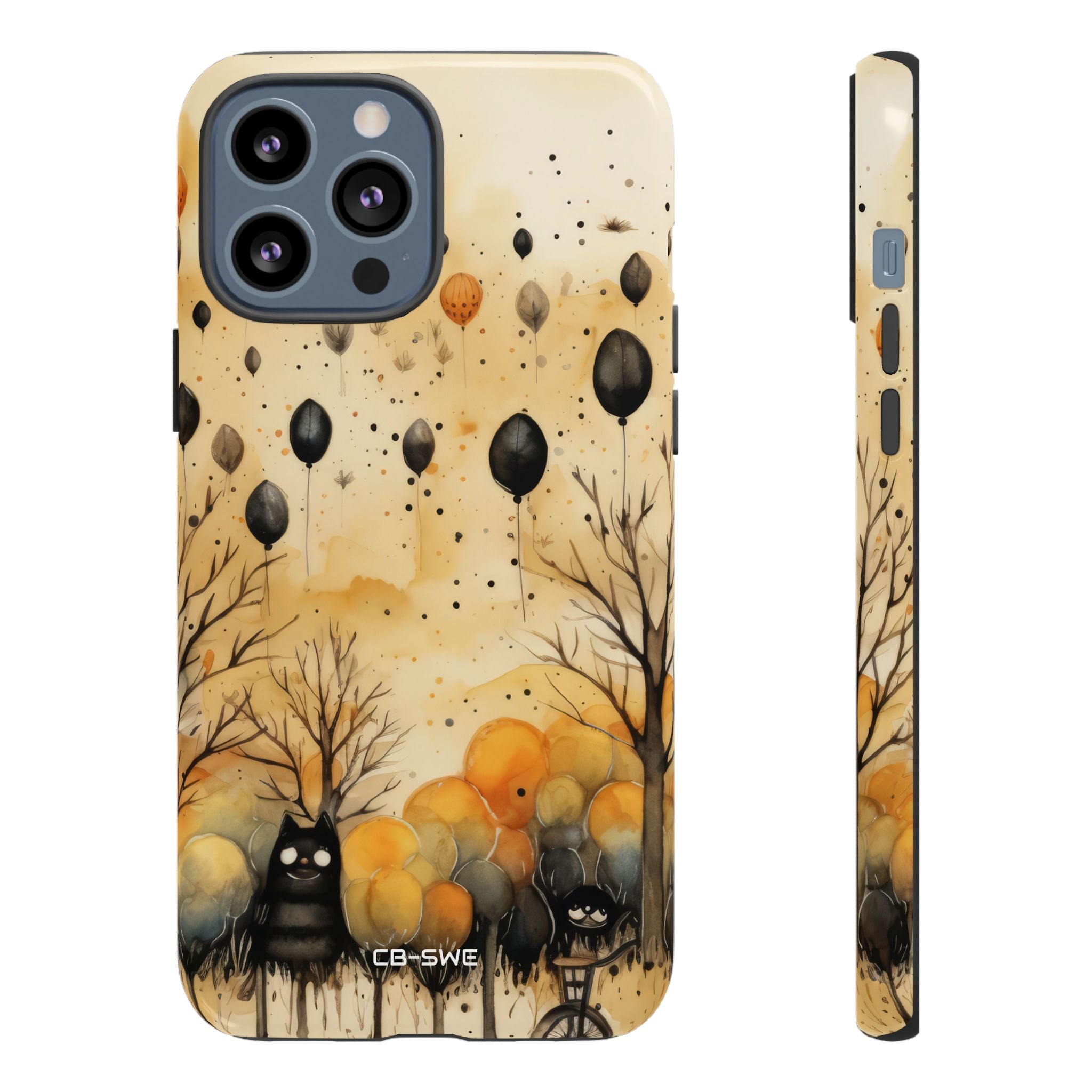Balloons Drift Skyward - iPhone Case