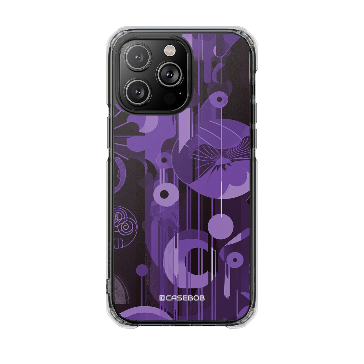 Pantone Ultra Violet | Handyhülle für iPhone (Clear Impact Case – magnetisch) 