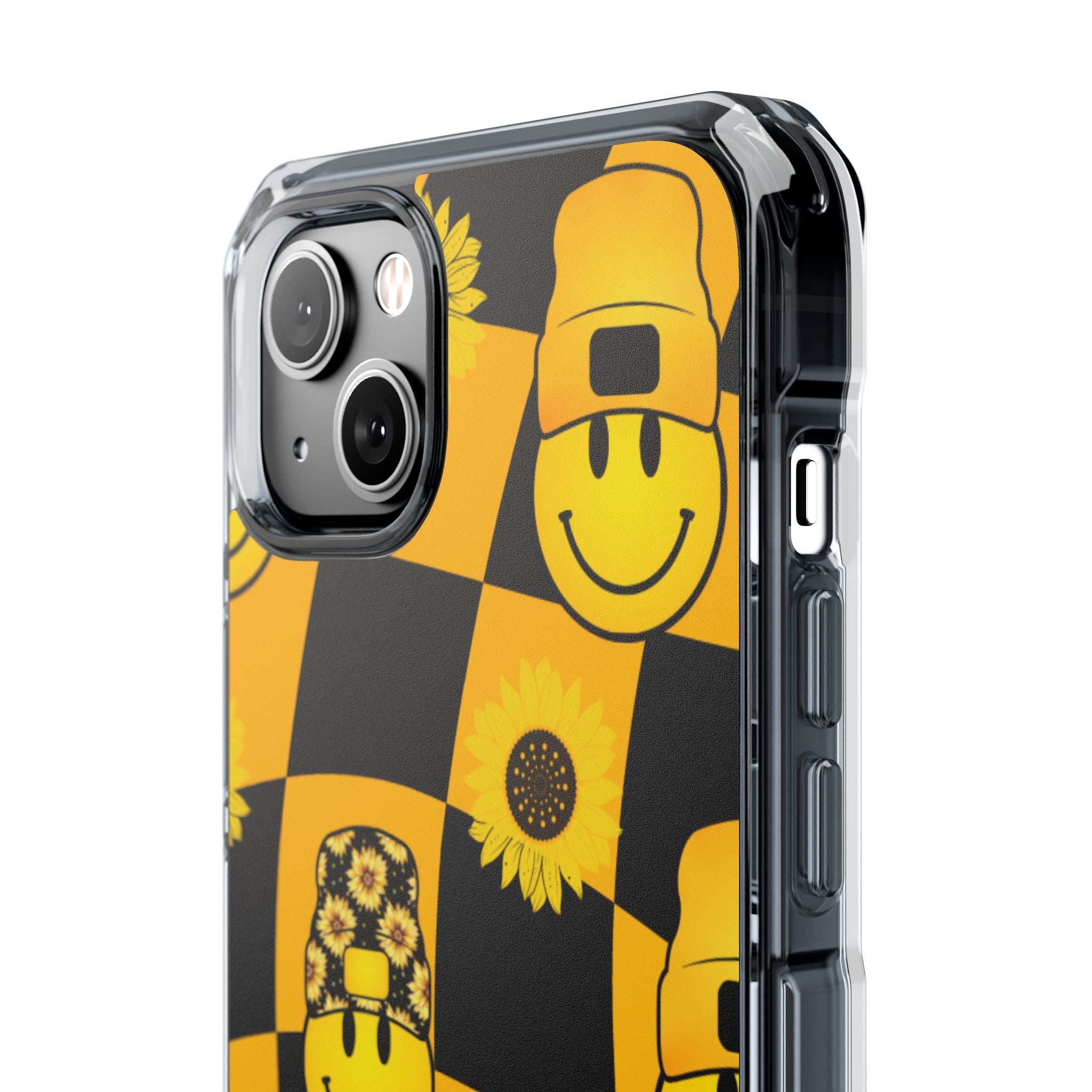 Joyful Checkered Smiles iPhone Case - Impact