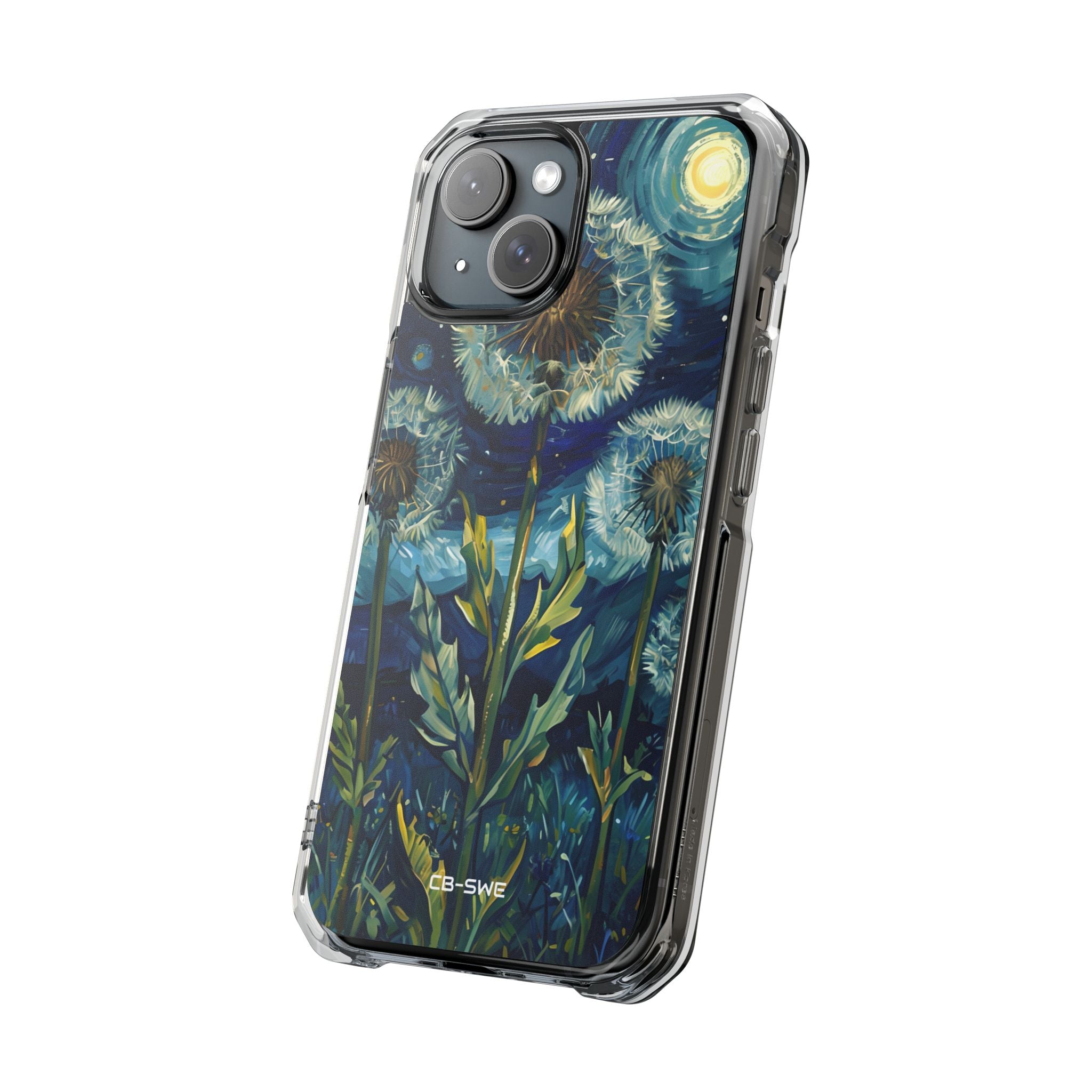 Dandelions Under Starlight iPhone Case - Impact
