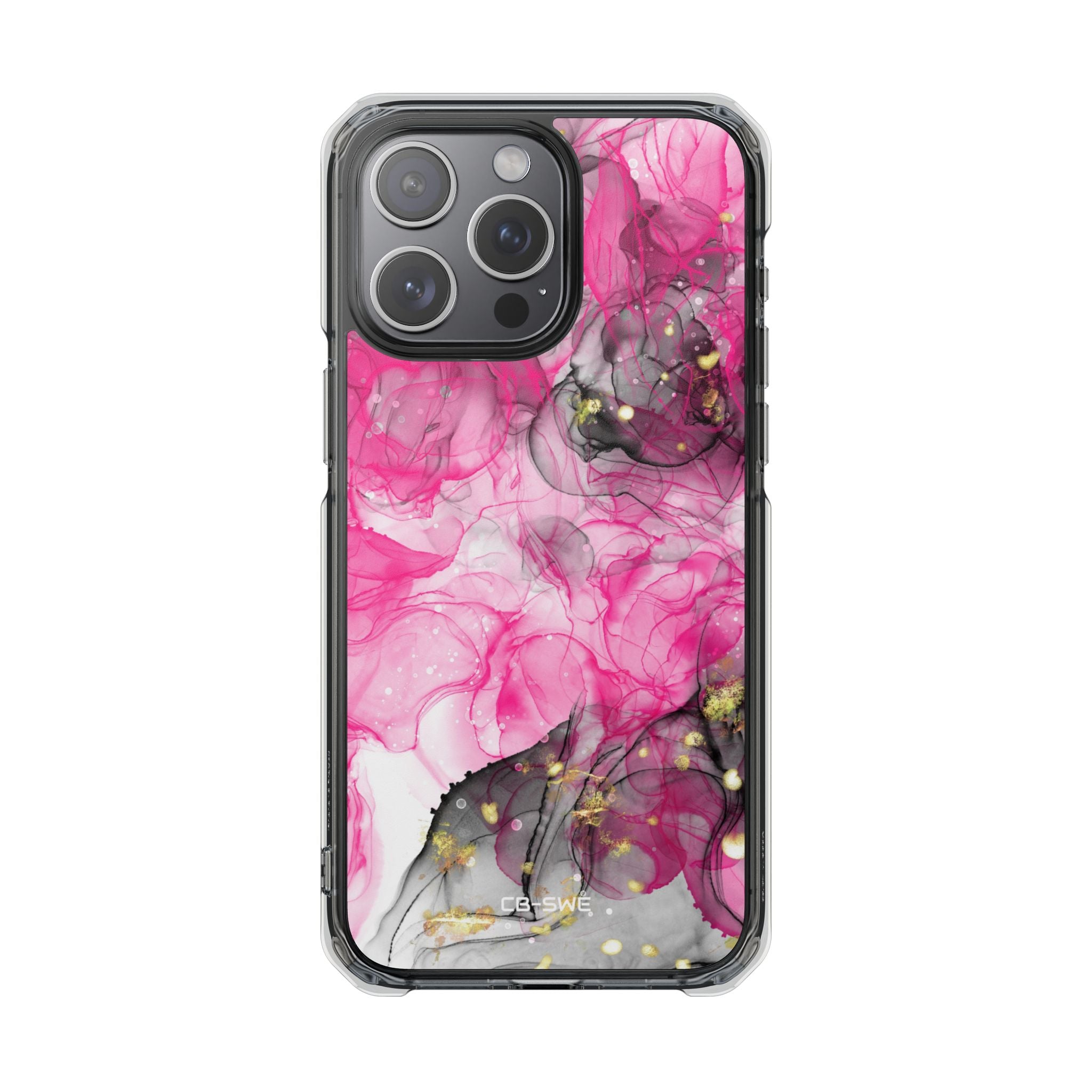 Vibrant Pink Swirls iPhone Case - Impact