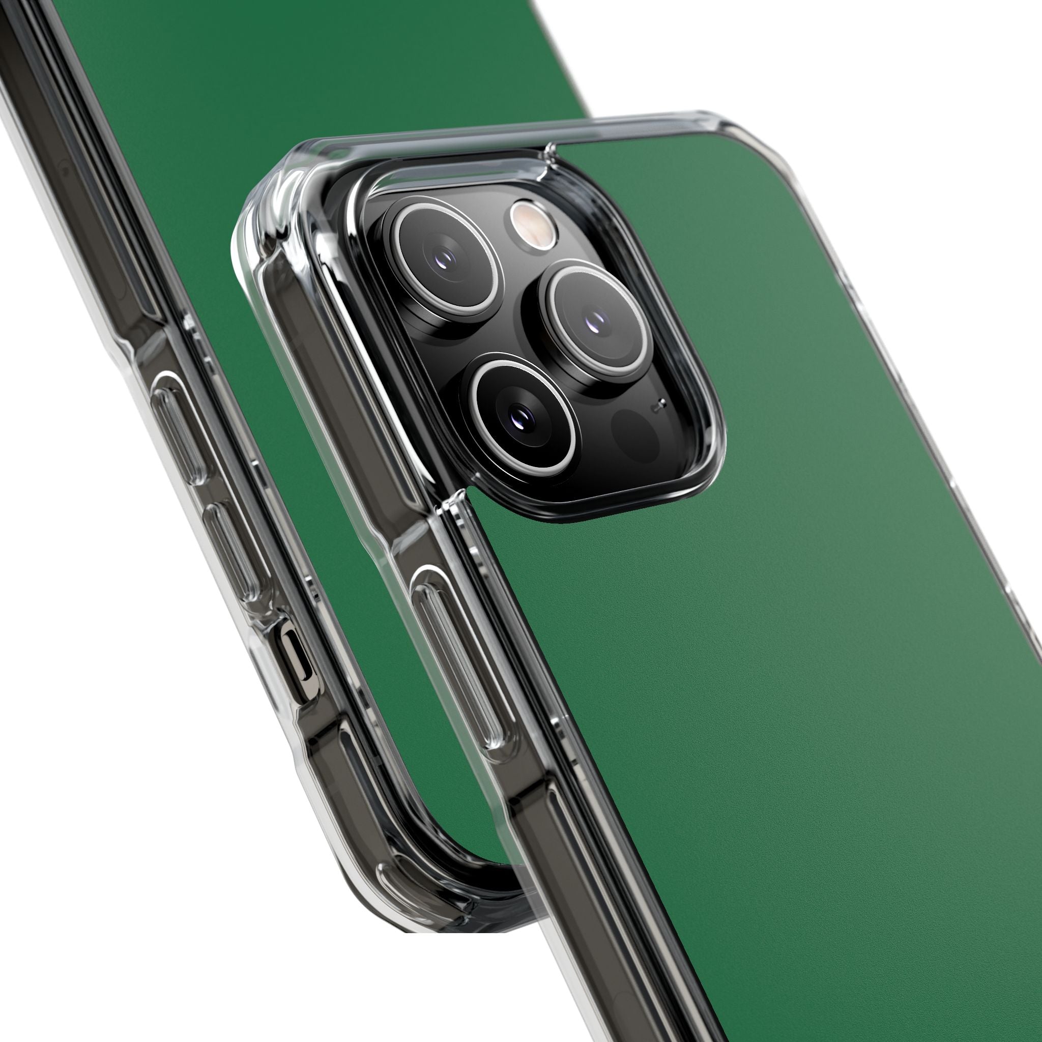 Dark Spring Green - Clear Impact Case for iPhone