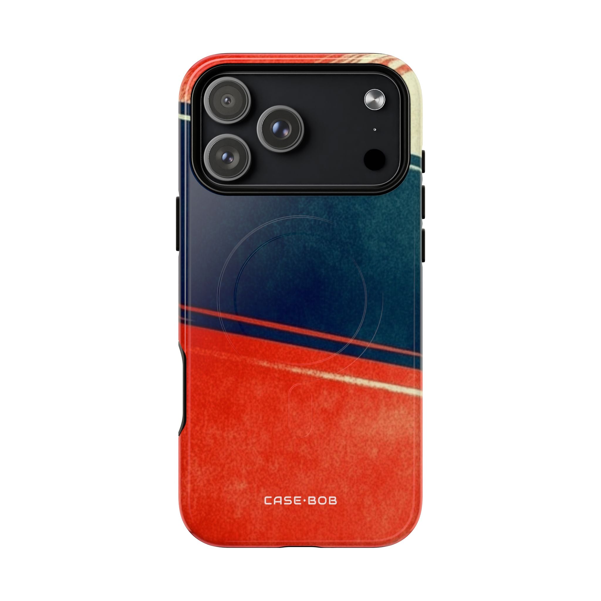 Blue Diagonal Motion iPhone 17 Pro Max Case - Tough+