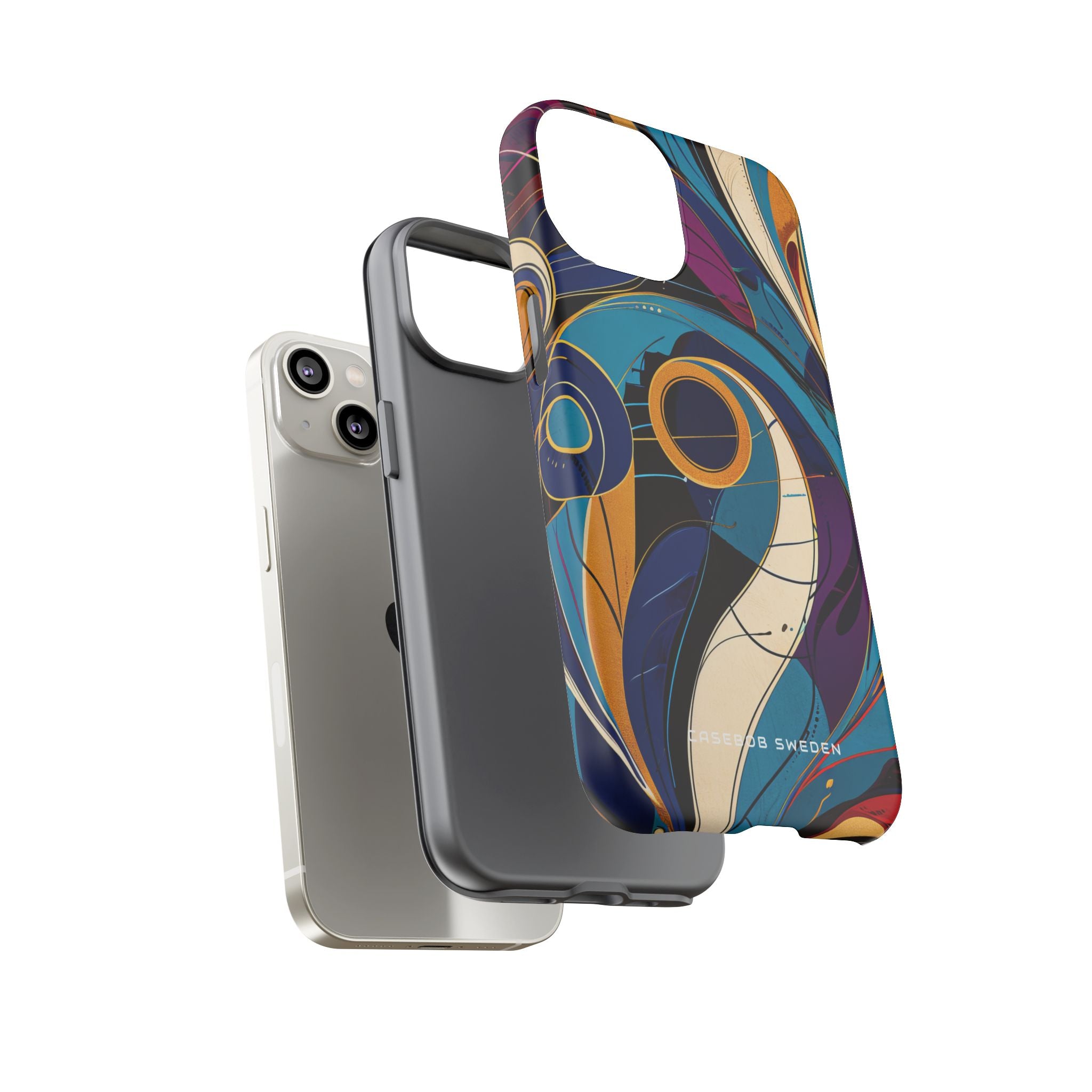 Vintage Vortex Harmony iPhone 14 - Tough Phone Case