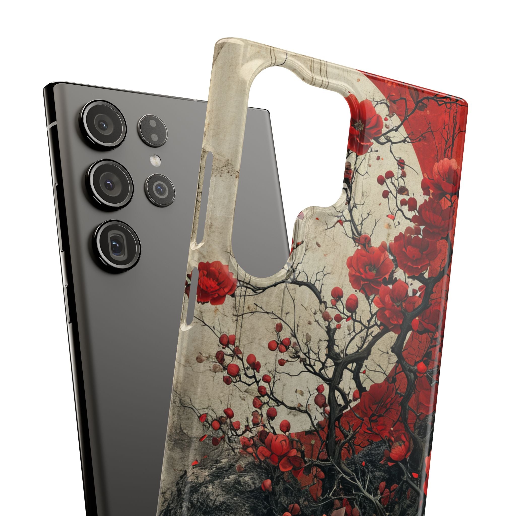 Zen Blossoms in Moonlight Samsung S23 - Slim Phone Case