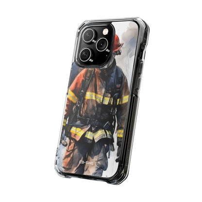 Firefighter In Motion iPhone Case - Impact