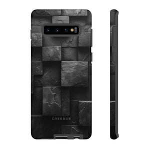 Black Geometric Elegance - Protective Phone Case