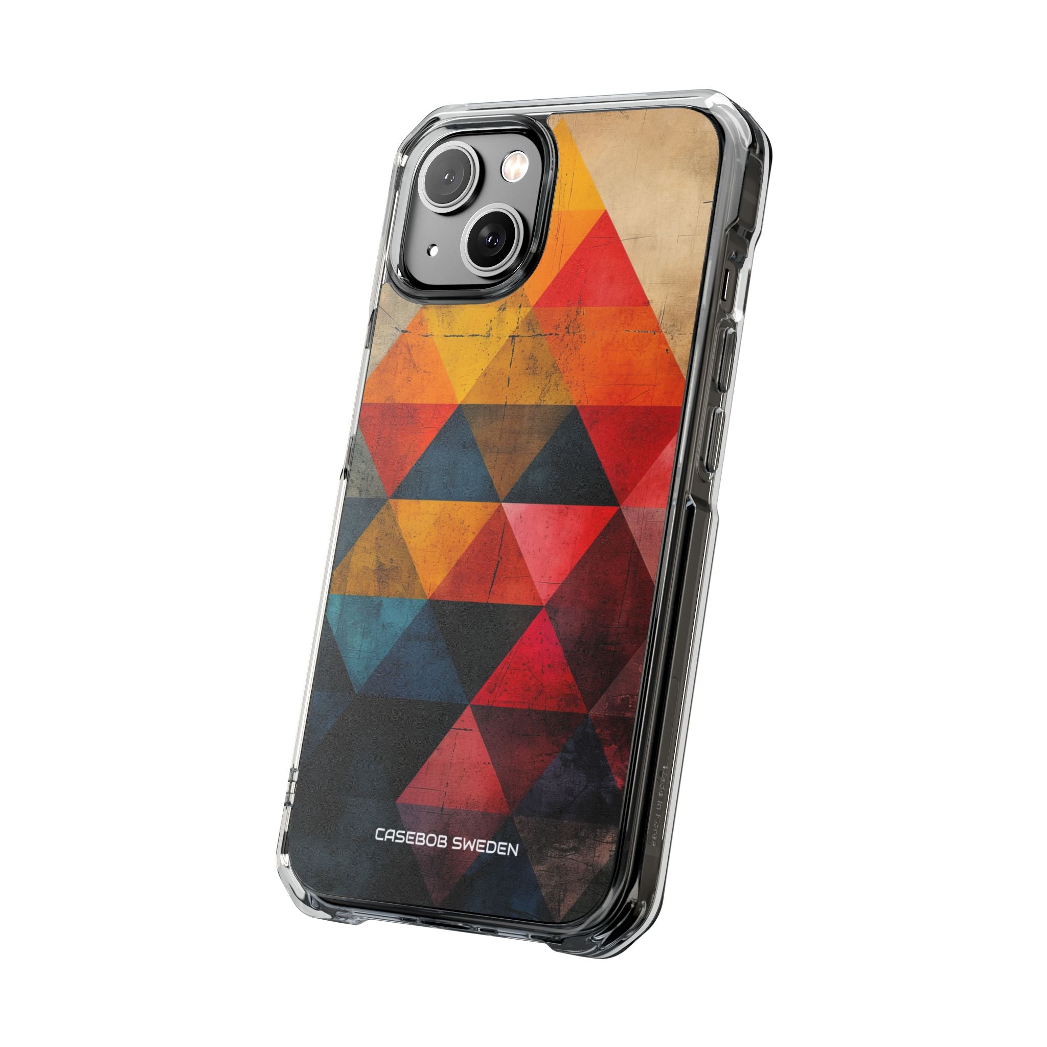 Geometric Energy - Clear Impact iPhone 14 Phone Case