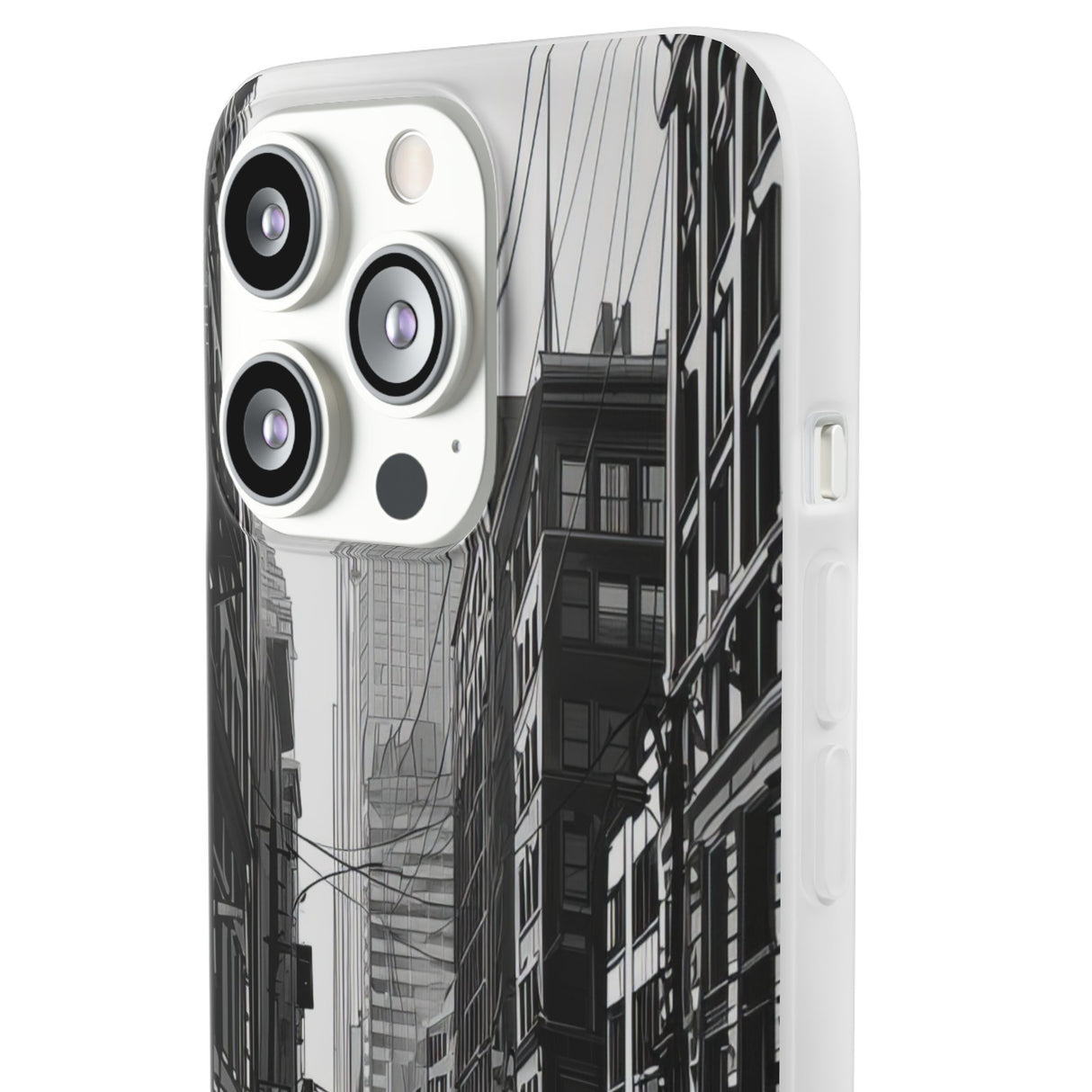 Noir Urban Serenity | Flexible Phone Case for iPhone