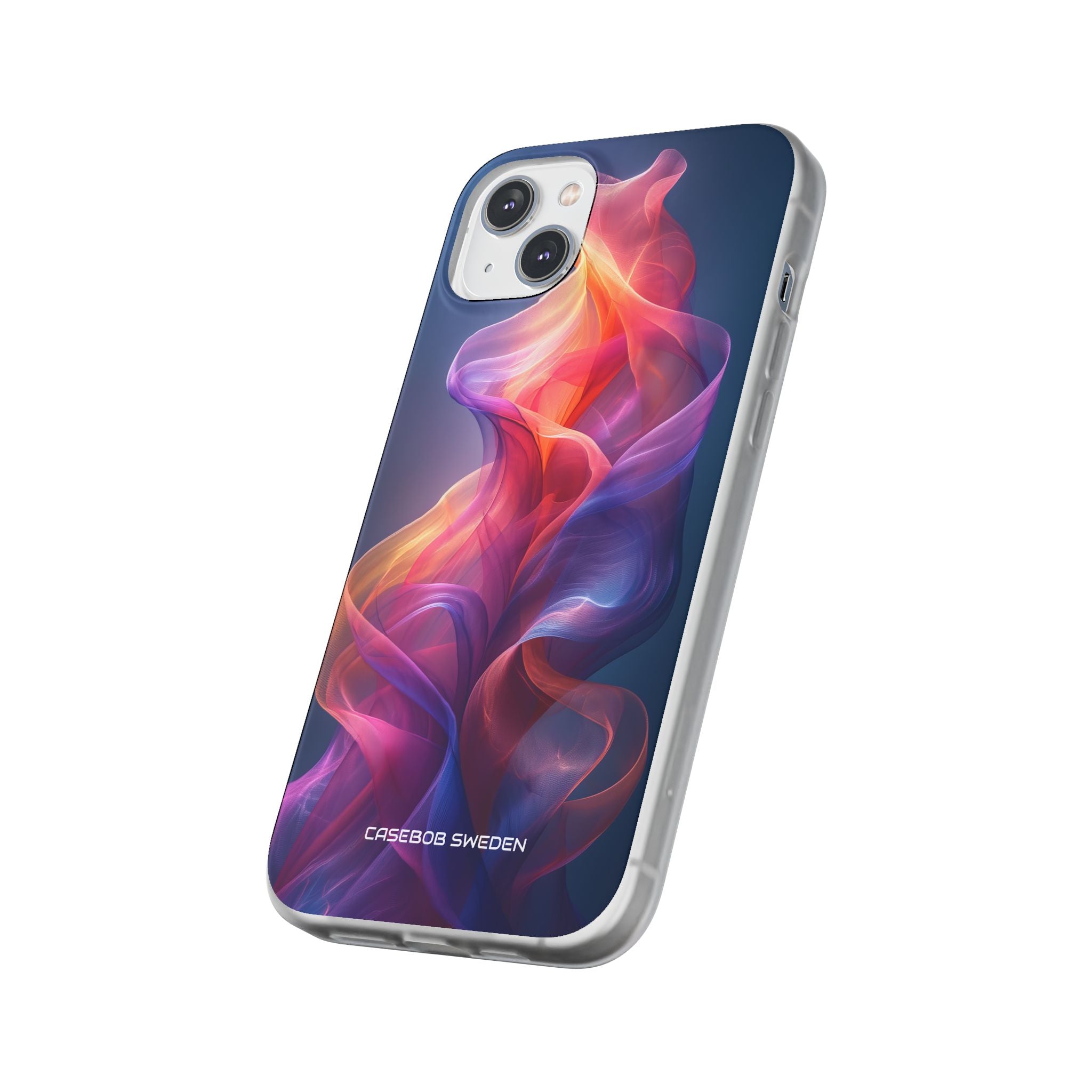 Violet Orange Flow - Flexi iPhone 14 Phone Case