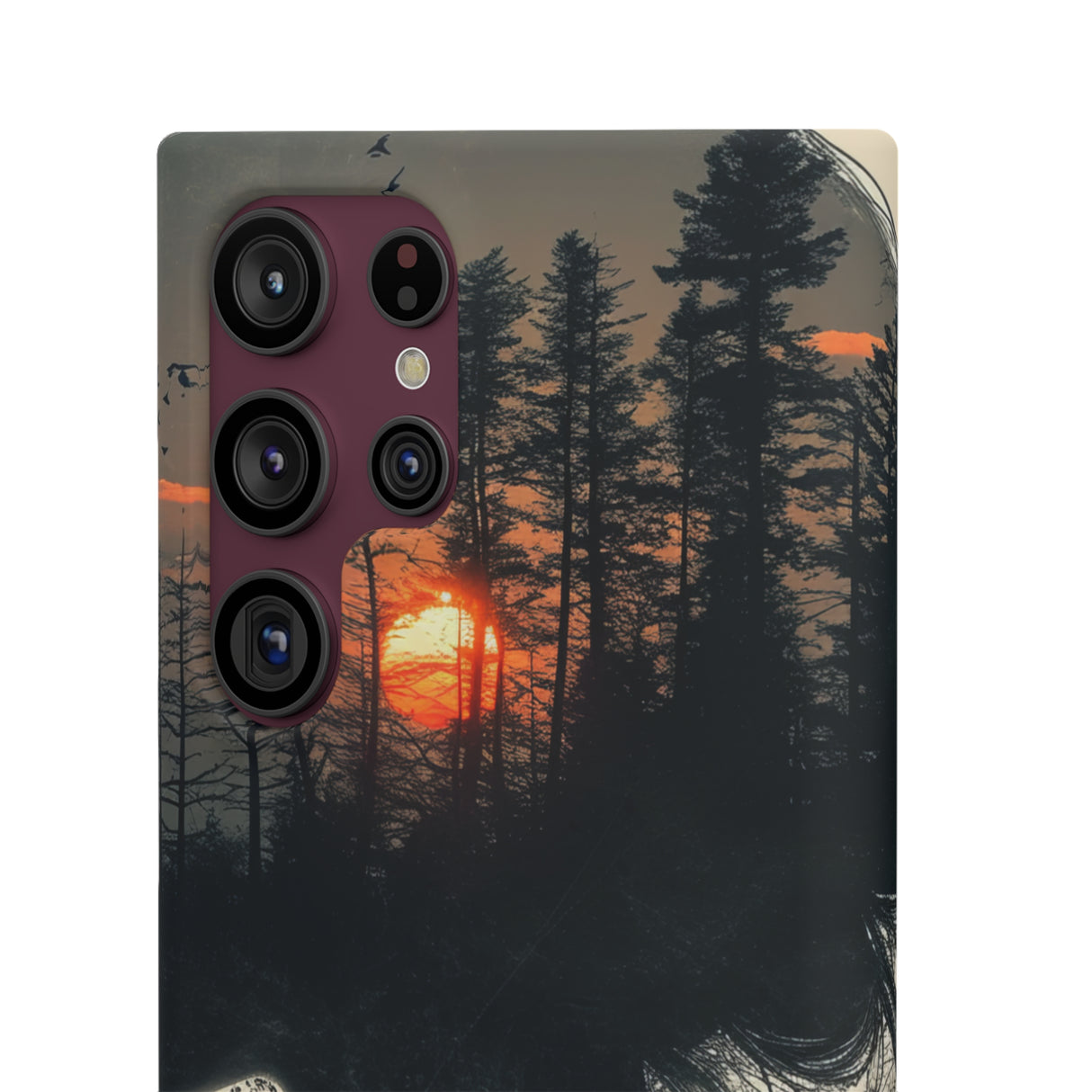 Tranquil Silhouette | Slim Phone Case for Samsung