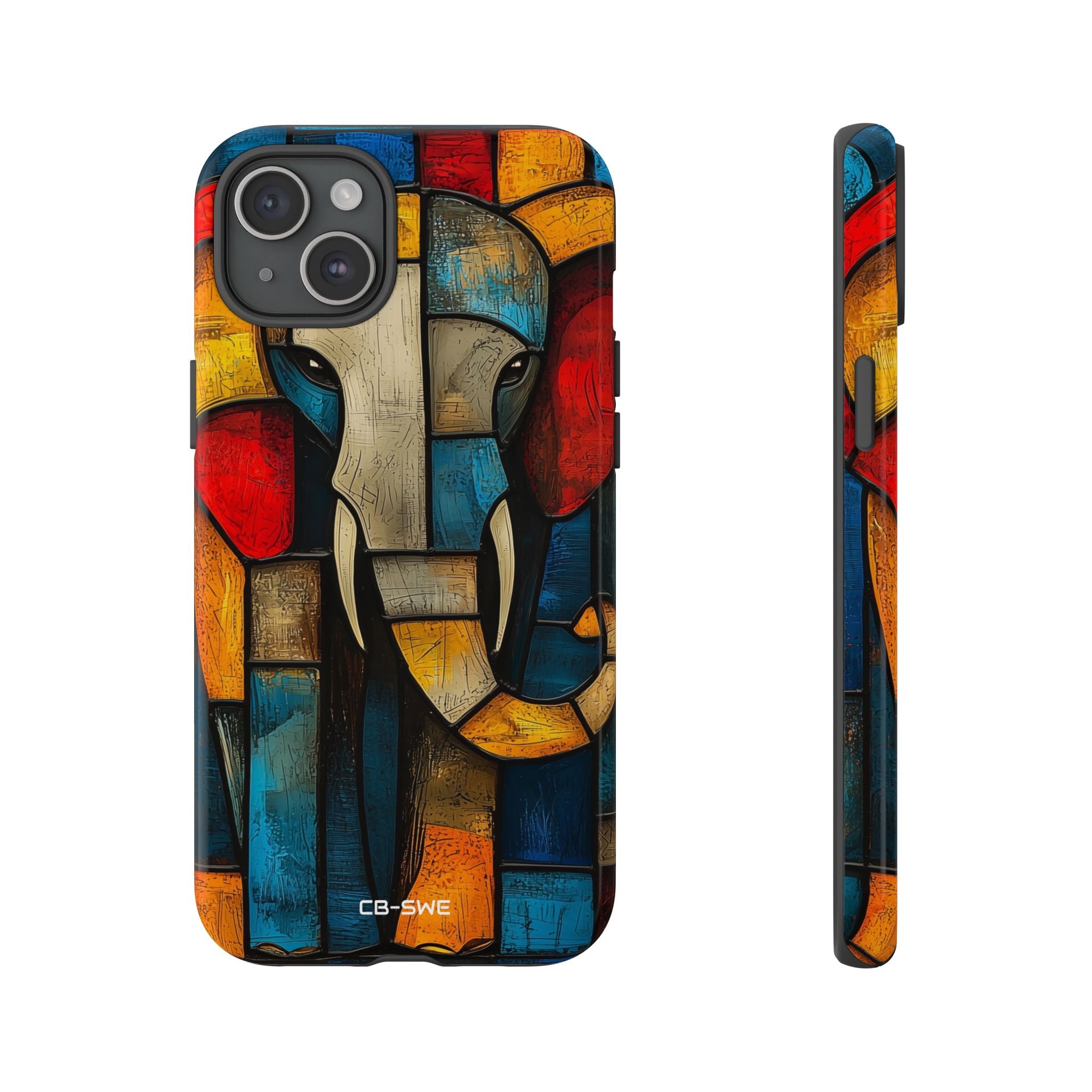 Elephant Shapes Dance - iPhone Case