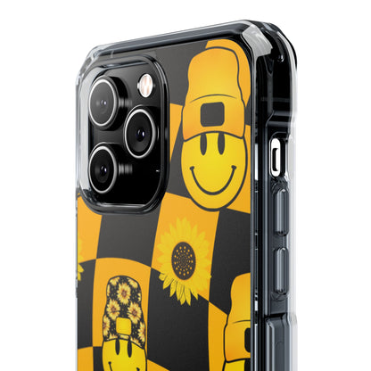Joyful Checkered Smiles iPhone Case - Impact
