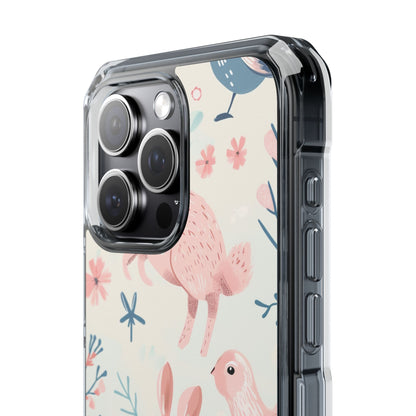 Pastel Whimsical Nature - Clear Impact iPhone 15 Phone Case