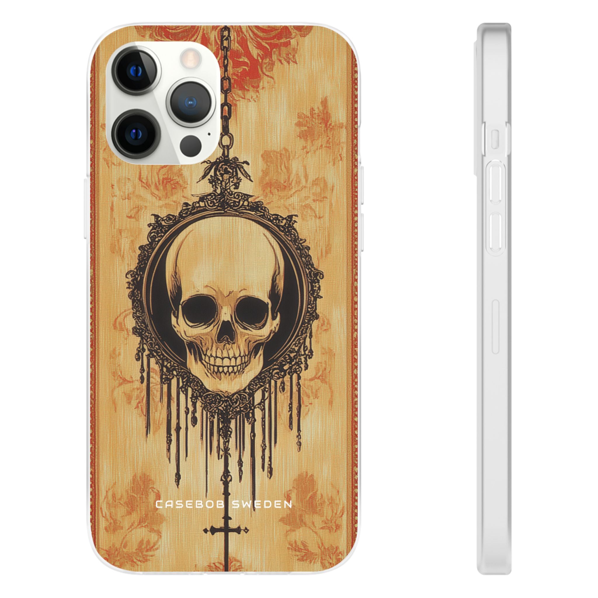 Gothic Skull Elegance iPhone 12 - Flexi Phone Case